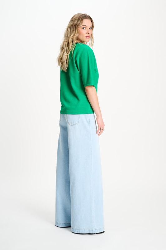 POM Amsterdam Tops TOP - Nena Palm Green