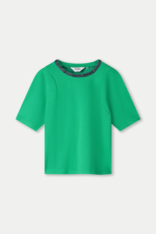 POM Amsterdam Tops TOP - Nena Palm Green