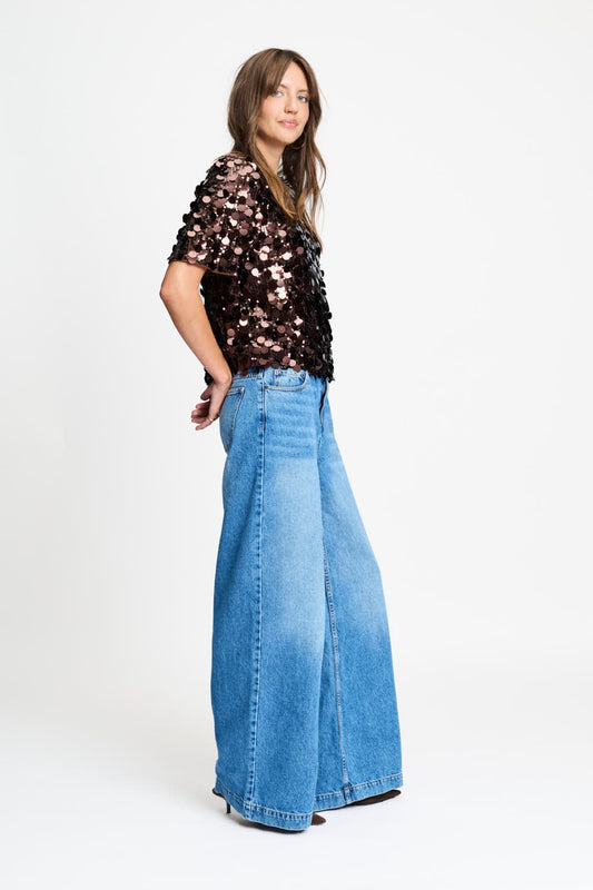 POM Amsterdam Tops TOP - Nina Chocolate Brown