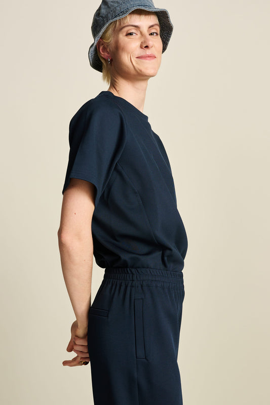 POM Amsterdam Tops TOP - Nina Dark Navy