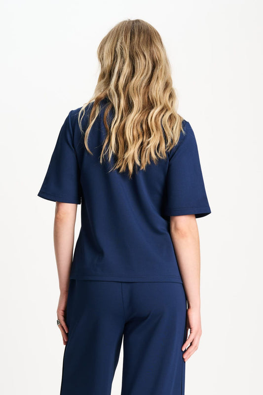 POM Amsterdam Tops TOP - Rosie Eternal Blue