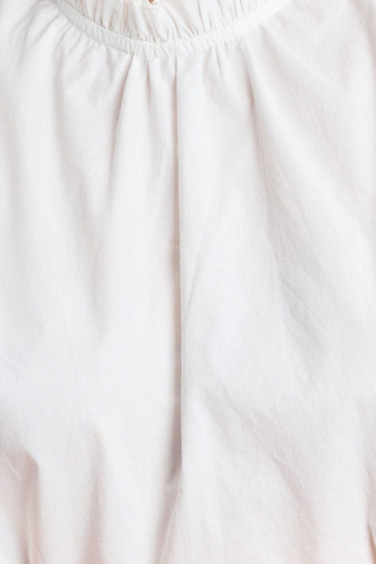 POM Amsterdam Tops TOP - Ruffles Crispy White