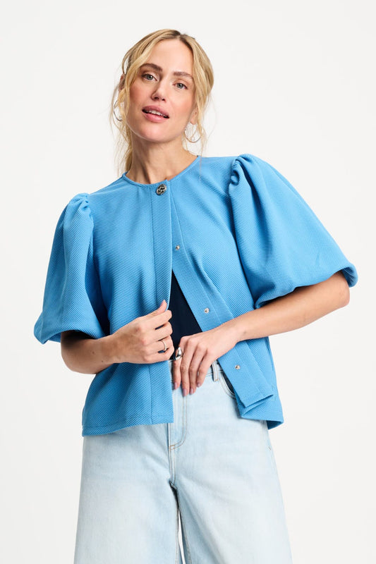 POM Amsterdam Tops TOP - Smashing Blue