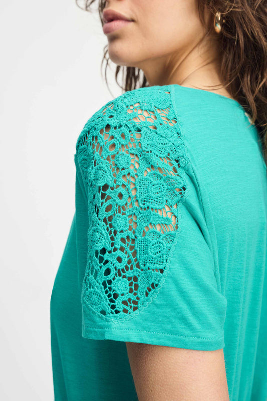POM Amsterdam Tshirts T-SHIRT - Ellen Fresh Green