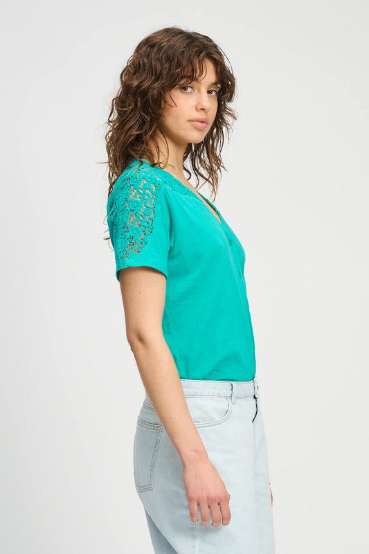 POM Amsterdam Tshirts T-SHIRT - Ellen Fresh Green