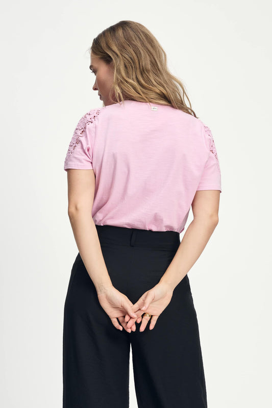 POM Amsterdam Tshirts T-SHIRT - Ellen Rose Pink