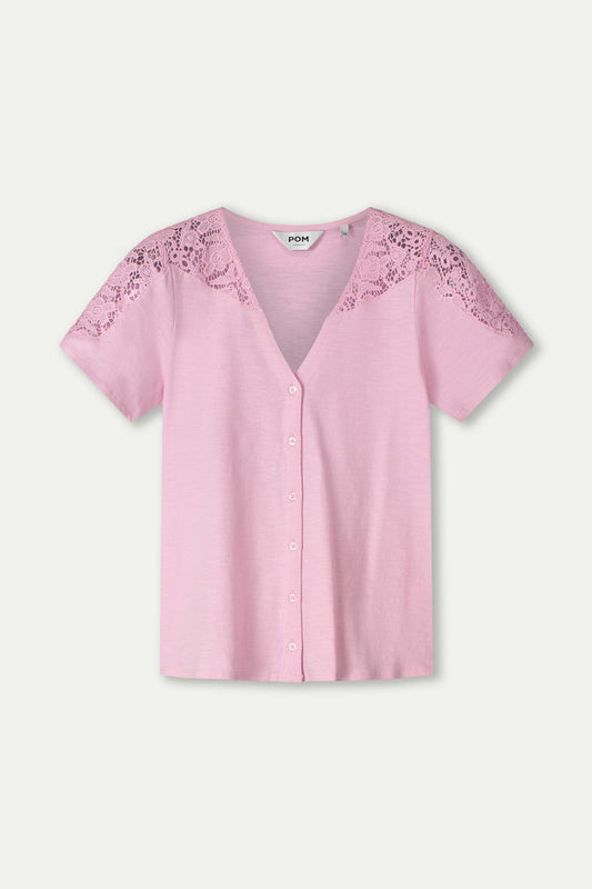 POM Amsterdam Tshirts T-SHIRT - Ellen Rose Pink