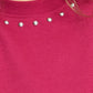 POM Amsterdam Tshirts T-SHIRT - Taylor Burgundy Red