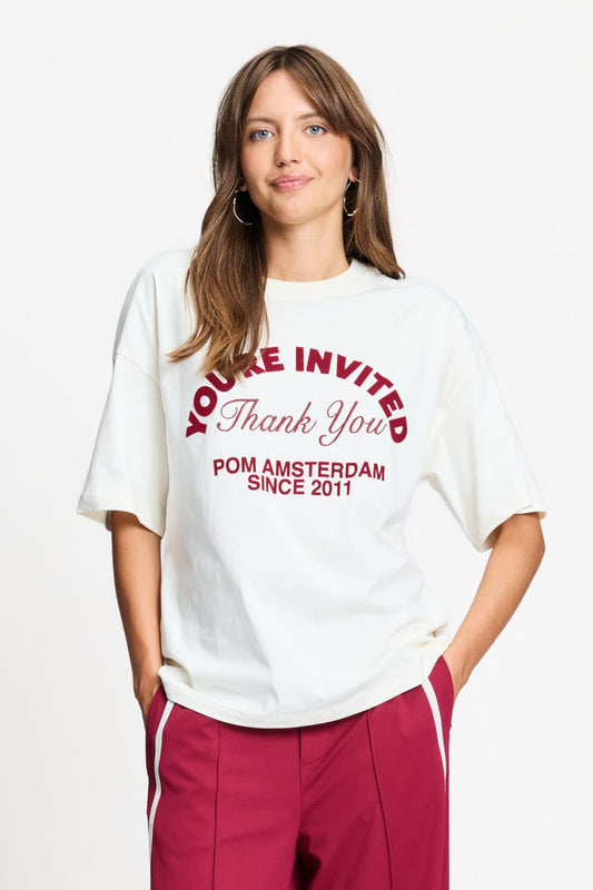 POM Amsterdam Tshirts T-SHIRT - Tess You're Invited