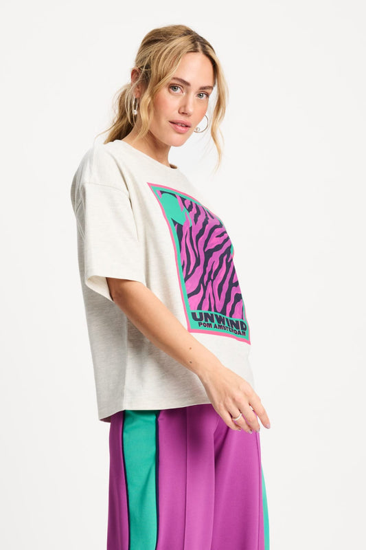 POM Amsterdam Tshirts TSHIRT - Animal