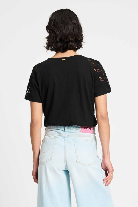 POM Amsterdam Tshirts TSHIRT - Ellen Black