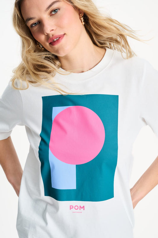 POM Amsterdam Tshirts TSHIRT - POM White