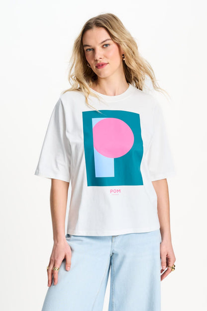 POM Amsterdam Tshirts White / 34 TSHIRT - POM White