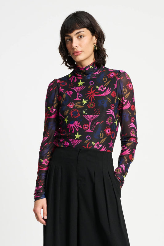 POM Amsterdam Turtlenecks Multi colour / 34 TURTLENECK - Party Delight