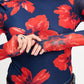 POM Amsterdam Turtlenecks TURTLENECK - Romi Mesh Bloom Rouge