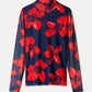 POM Amsterdam Turtlenecks TURTLENECK - Romi Mesh Bloom Rouge