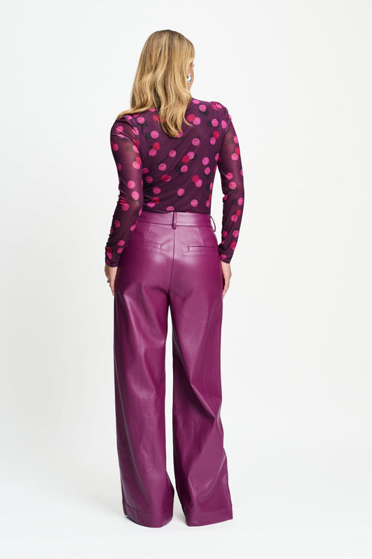 POM Amsterdam Turtlenecks TURTLENECK - Romi Mesh Disco Dots