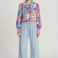 BLOUSE - Urban Flora Stripe