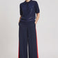 BROEK - Stripe Night Blue