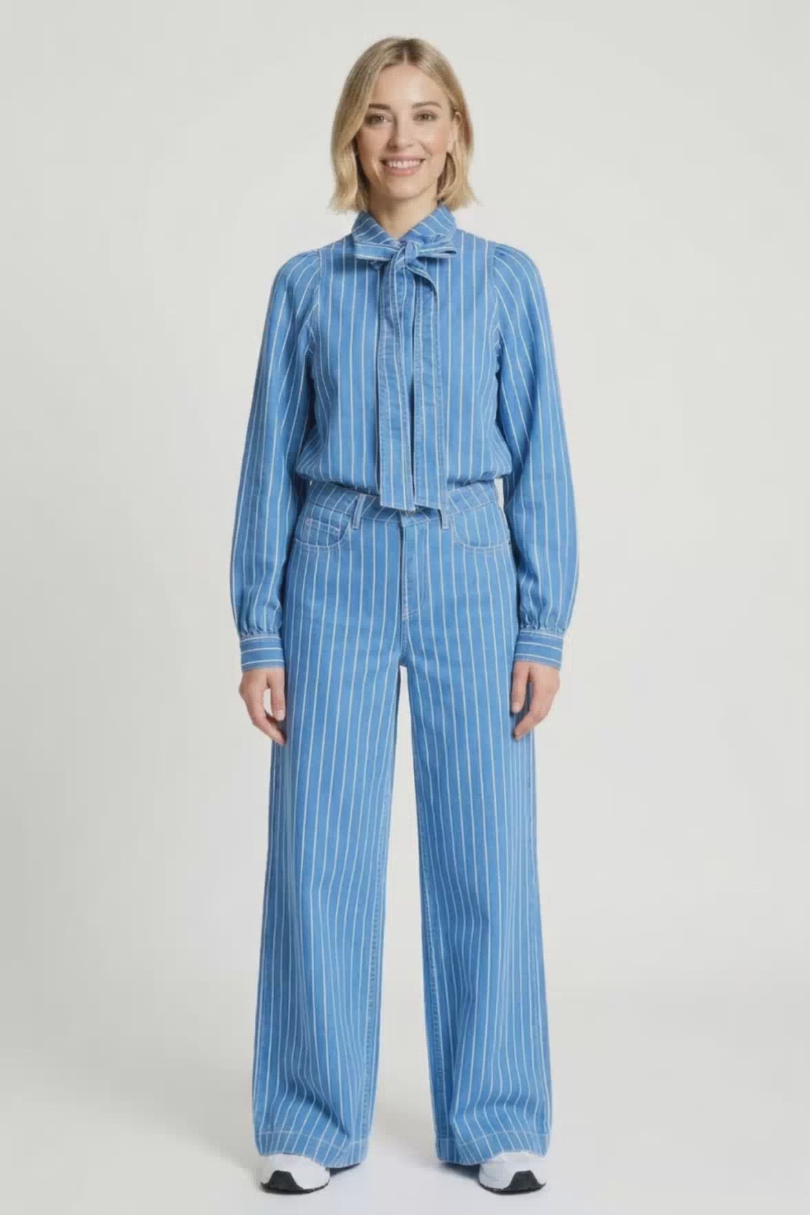 JEANS - Denim Stripes Blue