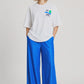 BROEK - Ocean Blue Jacquard